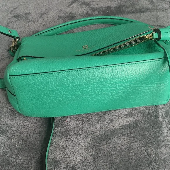 kate spade Mint Green Leather Satchel with Tassel - Picture 9 of 14